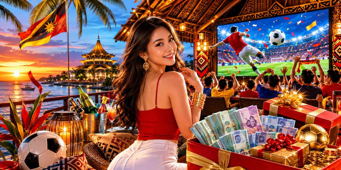 Peminat bola sepak Sarawak menggunakan platform 38000 untuk taruhan sukan dalam talian